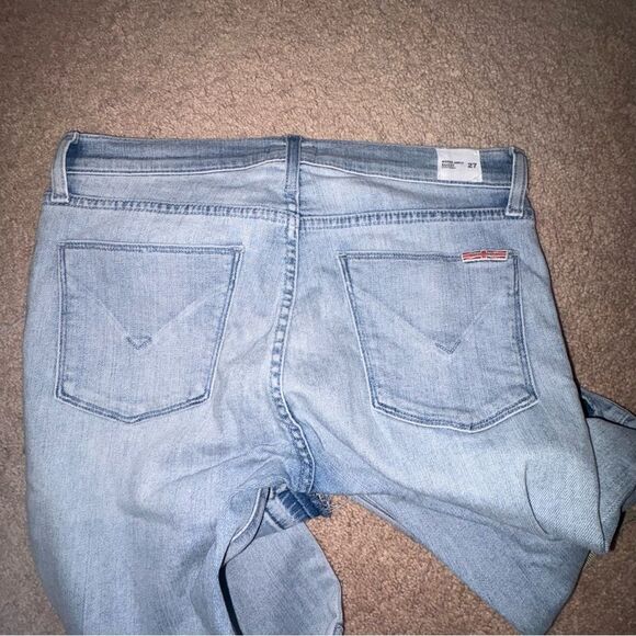HUDSON Distressed Light Wash Jeans, Size 27 - Picture 2 of 5